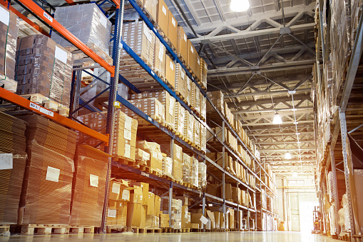 Forklift warehouse